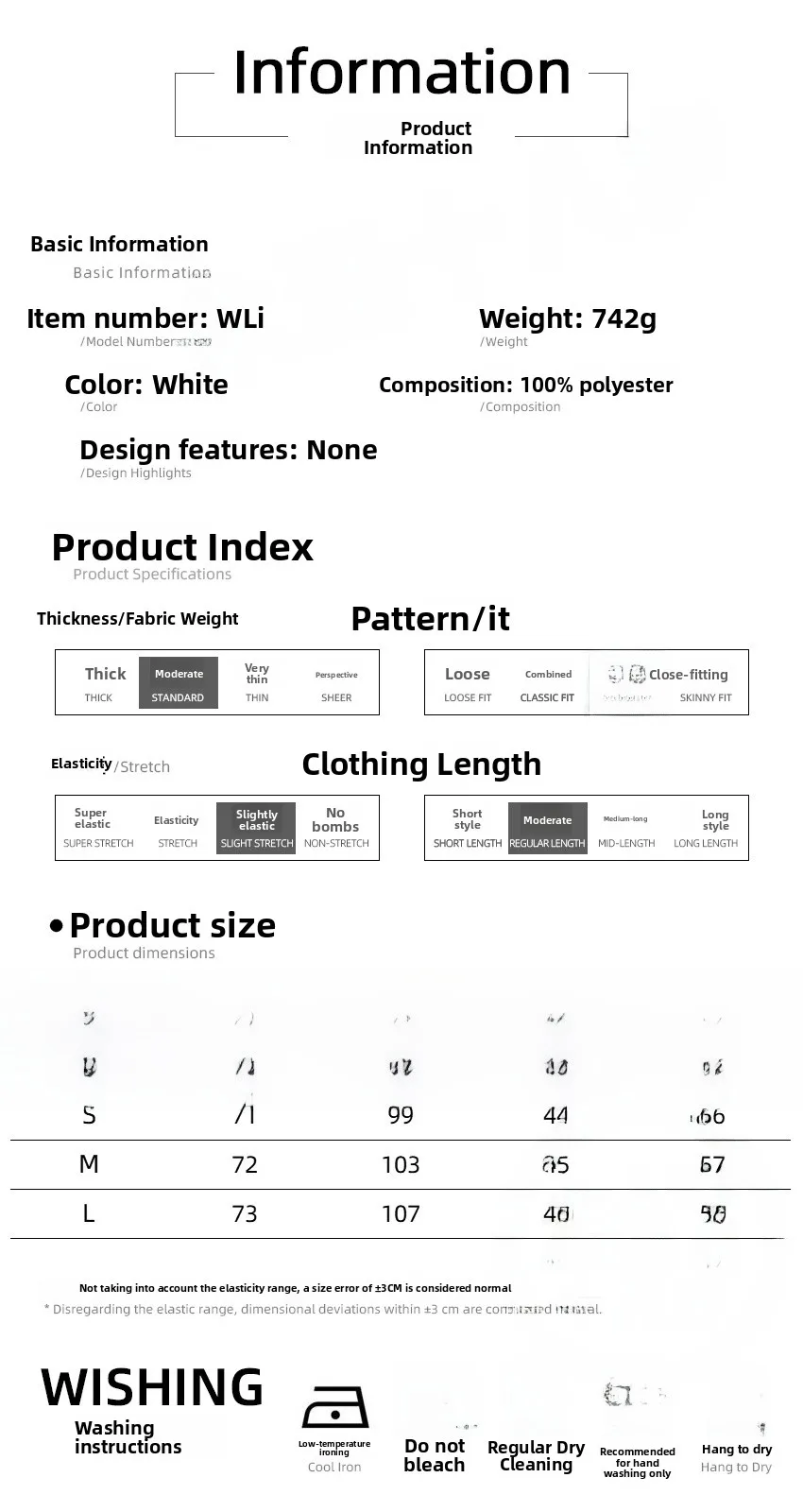Elegant Solid Color Polyester Blazer with Long Sleeves, Pocket Detail, and Single Breasted Design size guide