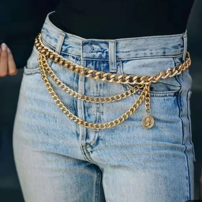Casava Alloy Plating Waist Chain