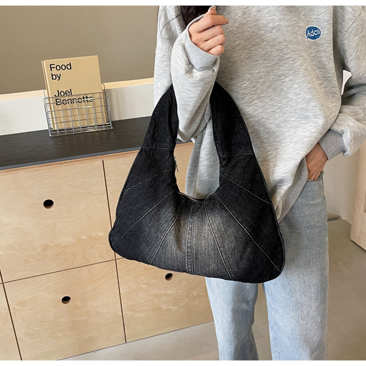 Casava Denim Canvas Tote Bag