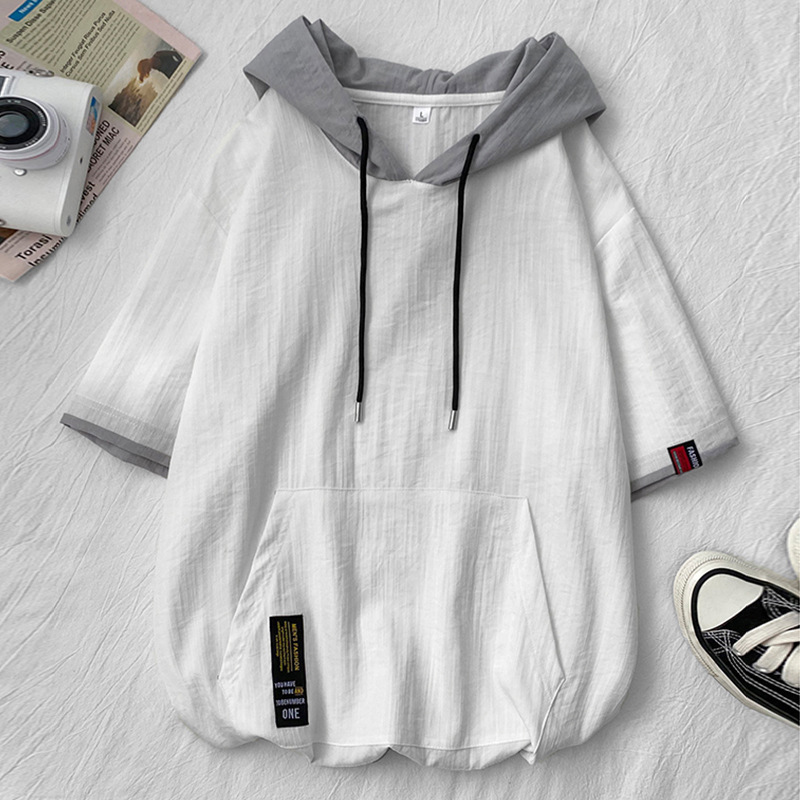 Casava Short-Sleeved Hooded Sweater