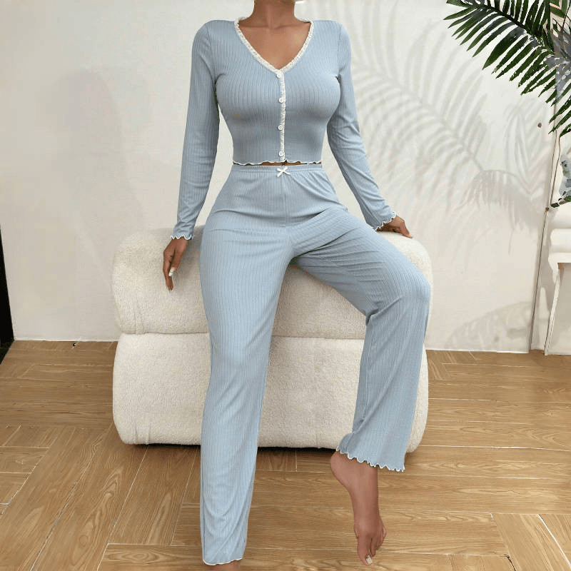 Casava Elegant Lace Pajama Set