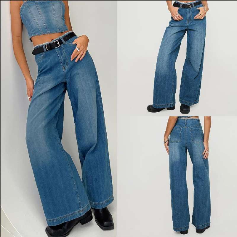 Women’s Jeans In Simple Style For Lawn Occasion