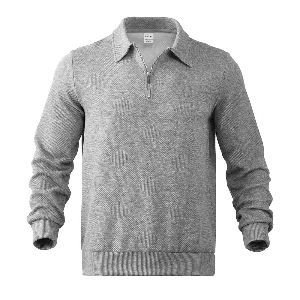 Men's Casual Stripe Long Sleeve Pullover Sweatshirt