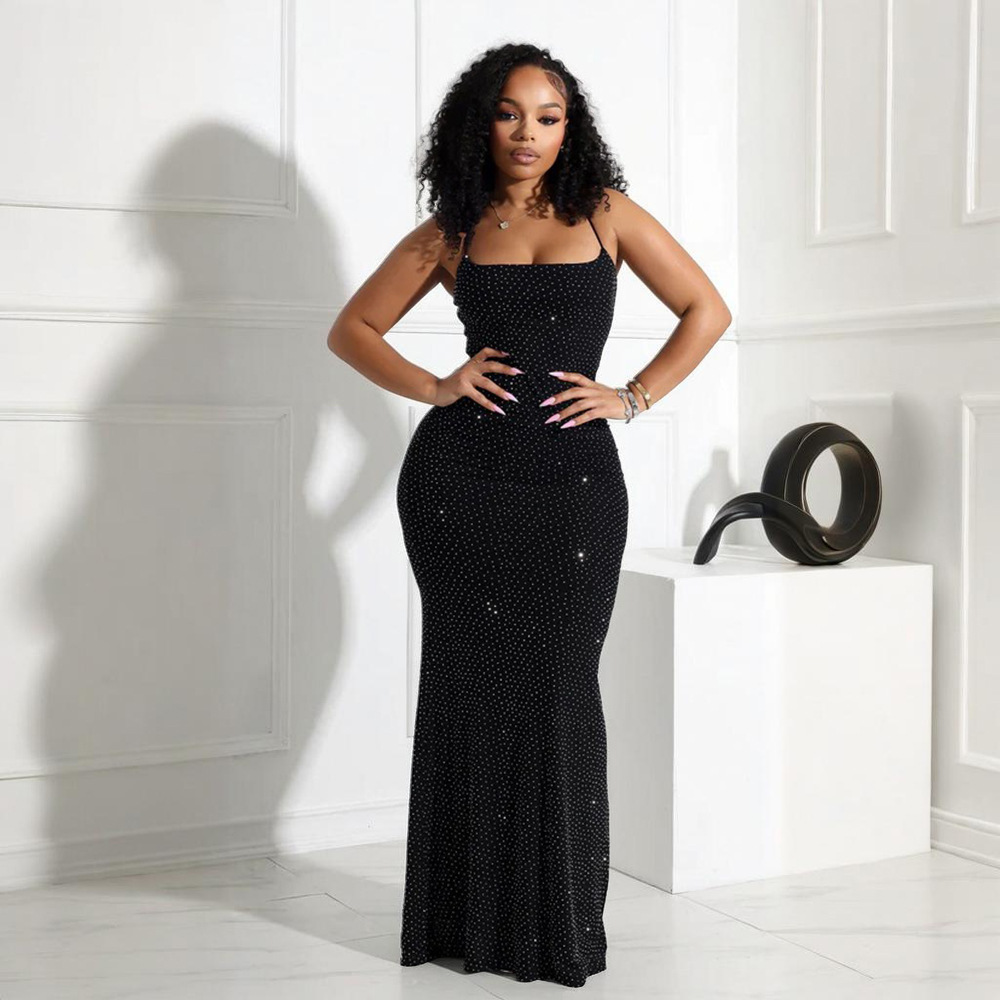 Casava Glitter Strapless Bodycon Dres