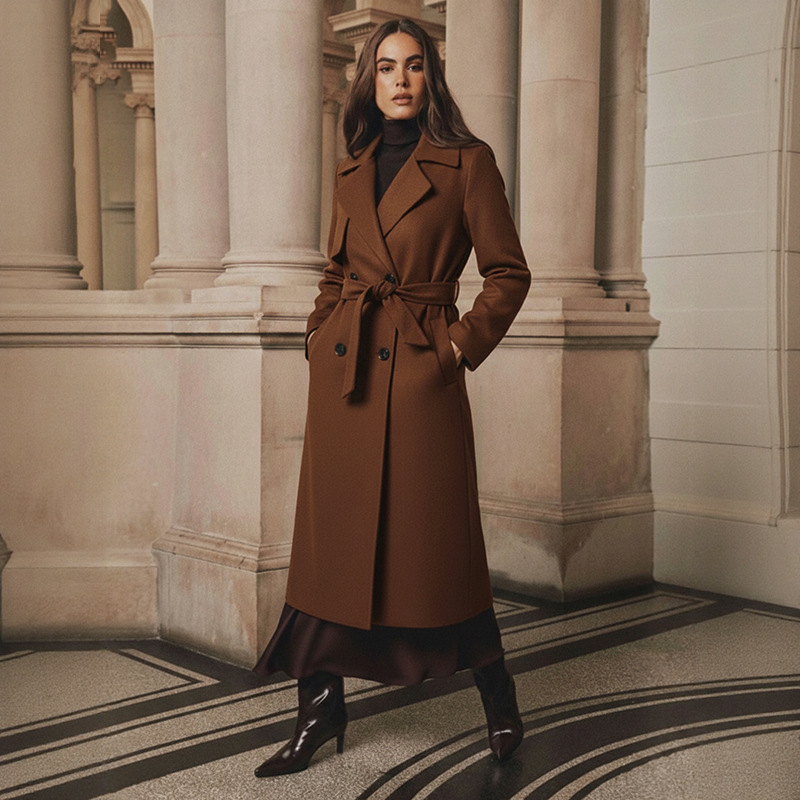 Long Wool Coat For Women
