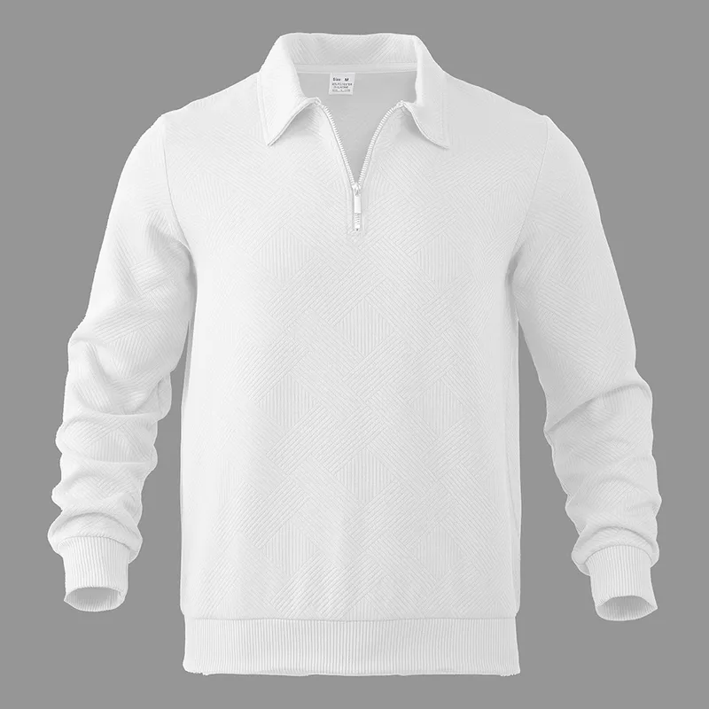 Men's Casual Stripe Long Sleeve Pullover Sweatshirt