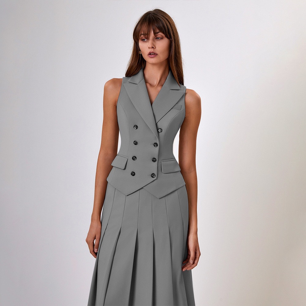 Casual 3D Print Skirt Co-ord Set In Polyester Fabric