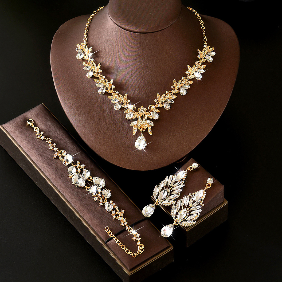 3 Pieces Set Retro Jewelry Set