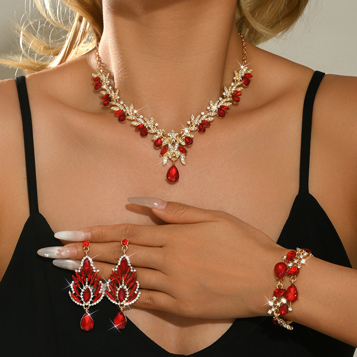3 Pieces Set Retro Jewelry Set