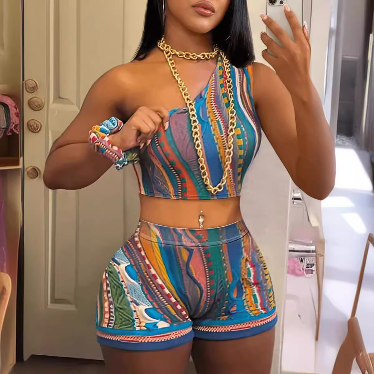 Casava Printing Pant Co-ord Set