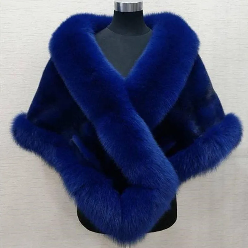 Elegant Sleeveless Collarless Women's Artificial Fur Top Mid-Length Lightweight