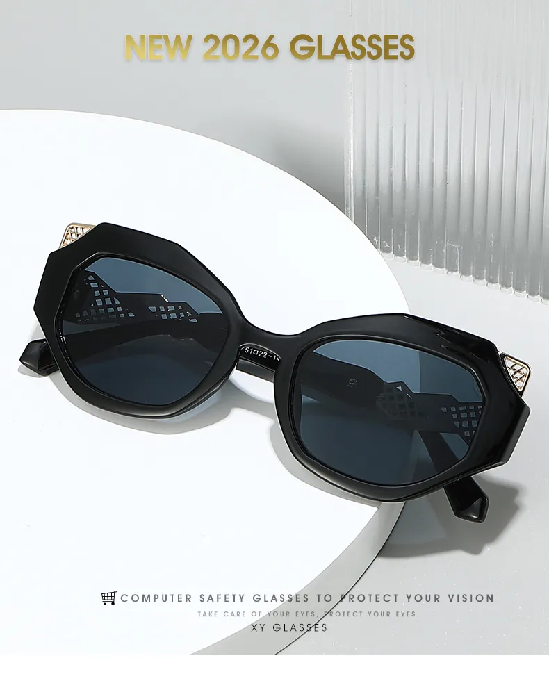 Unisex Cat Eye Sunglasses Featuring Full Frame Design with Durable PC Lens Material