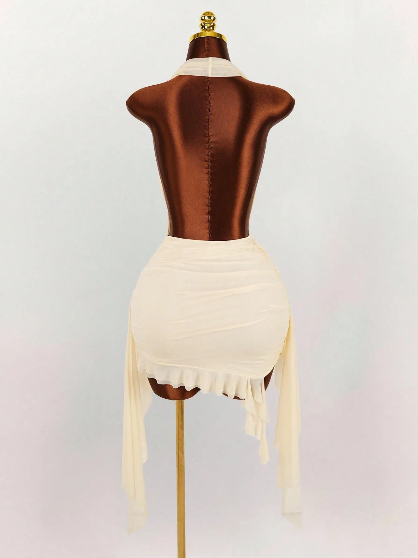 Solid Color Sexy Sleeveless V Neck Sheath Dress for Daily Wear in Polyester Fabric