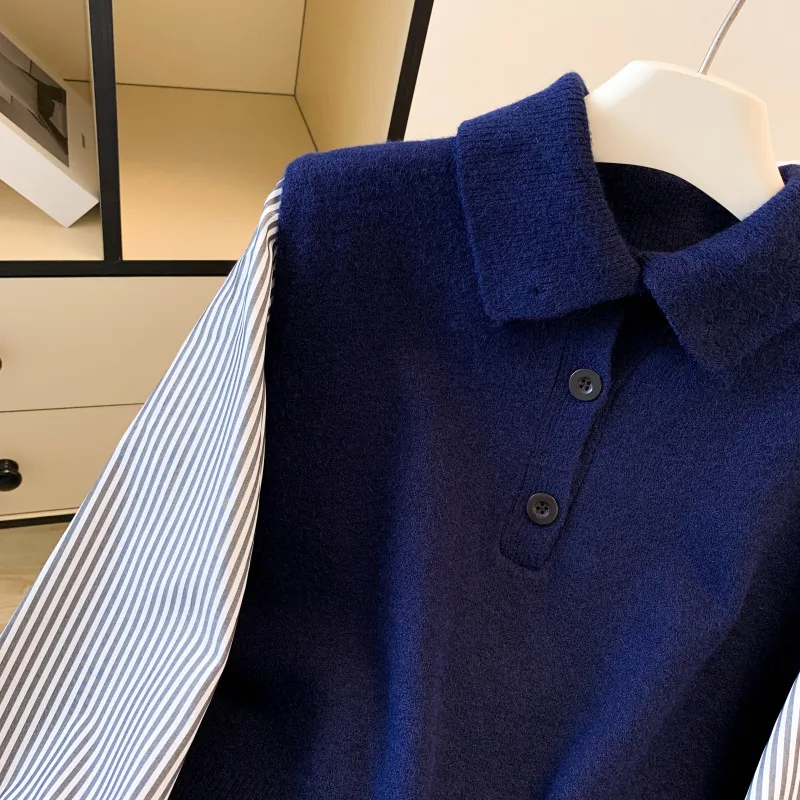 Elegant Sweater in Viscose Fiber Featuring Buckle Detail
