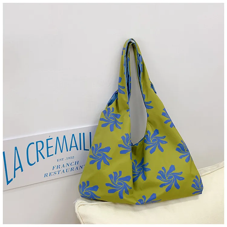 Women’s Nylon Dumpling Shape Shoulder Bag with Single Shoulder Strap, Perfect for Spring Underarm Use