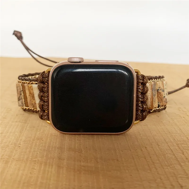 Simple Style Jade Watch Strap Compatible with Apple Watch