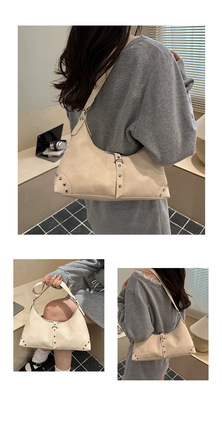 Square PU Leather Tote Bag for Women with Sewing Thread Detail, Single Shoulder Strap, Ideal for Spring and Summer