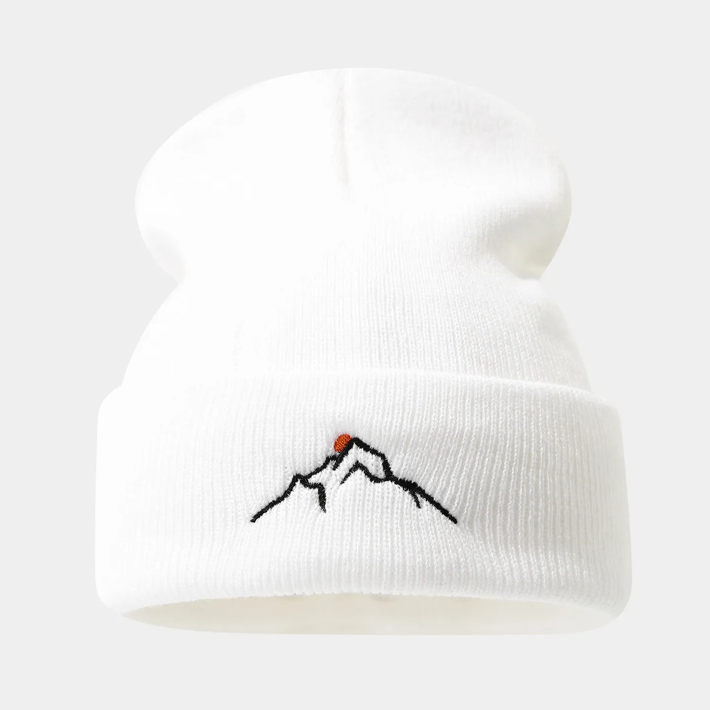 Women's Modern Solid Color Wool Cap with Flat Brim