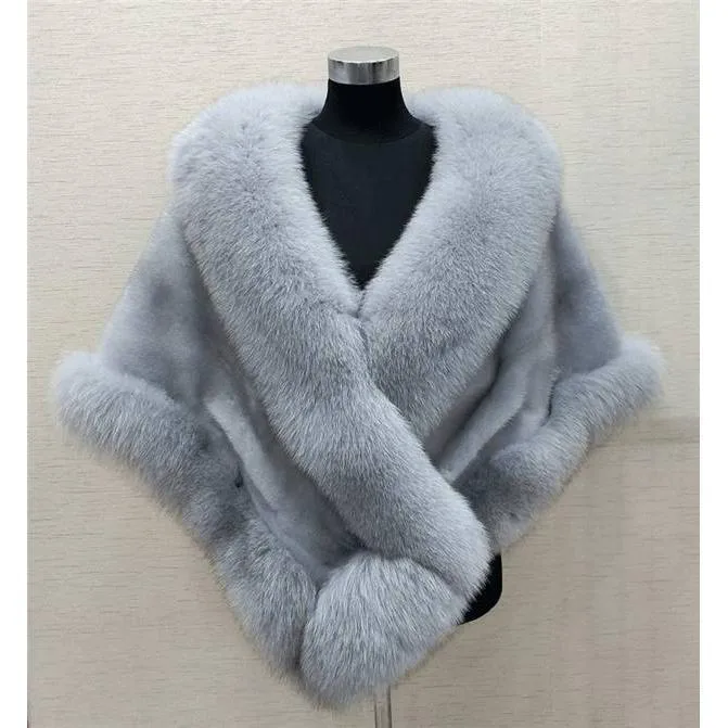 Elegant Sleeveless Collarless Women's Artificial Fur Top Mid-Length Lightweight