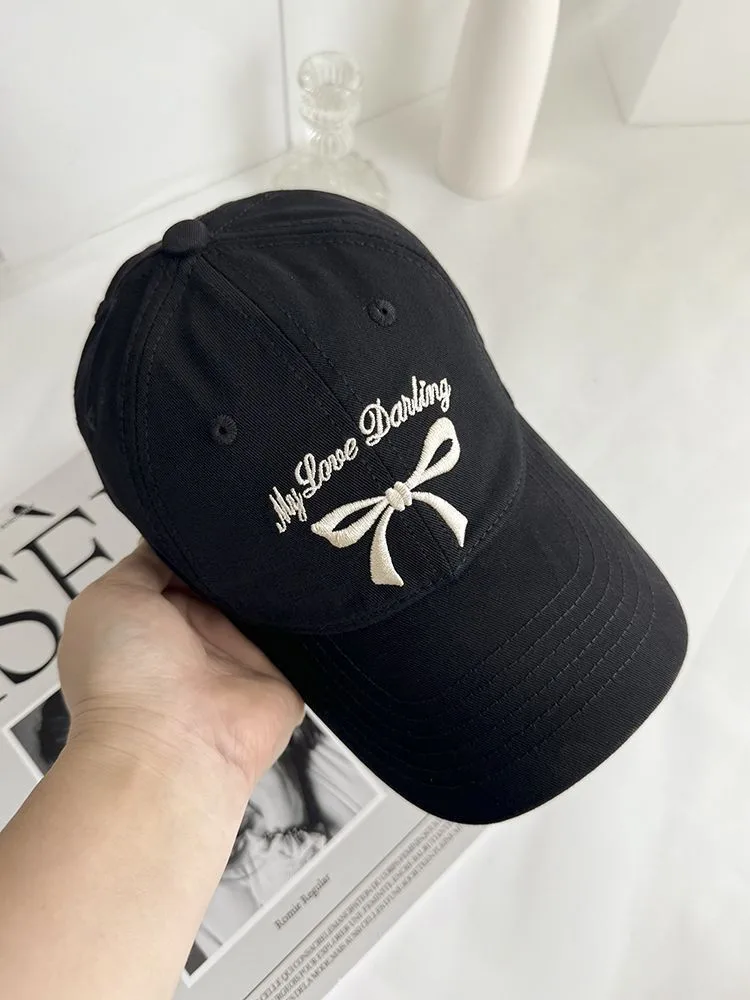 Sweet Women’s Embroidery Baseball Cap with Wide Brim, Breathable Cotton and Linen Material