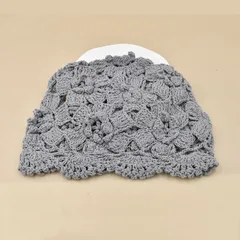 Modern Style Solid Color Breathable Brimless Hat Accessories for Adults, Handmade Cotton Material