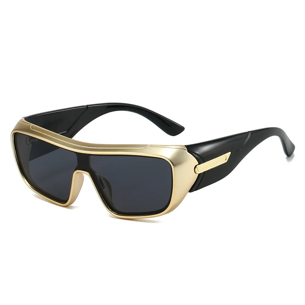 Men's Sports Sunglasses Outdoor Cycling Windproof Integrated Design Travel Cycling Suitable for Men and Women Unisex PC Lens