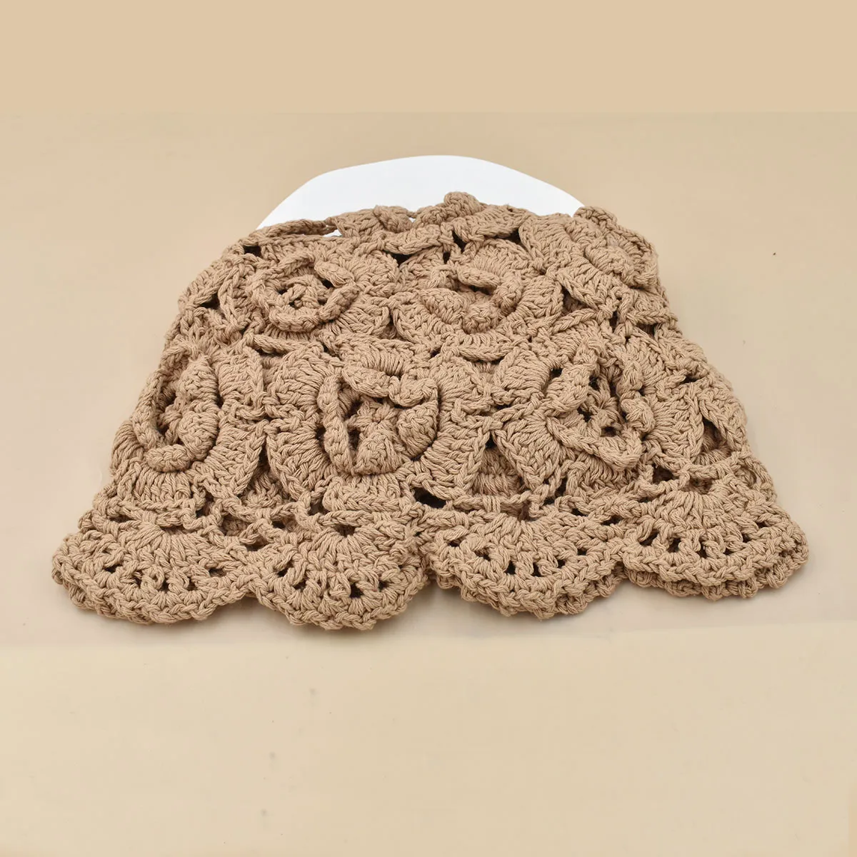 Modern Style Solid Color Breathable Brimless Hat Accessories for Adults, Handmade Cotton Material