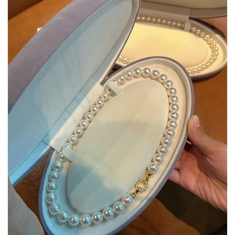 Electroplated Pearl Necklace with Natural Pearls Fine Jewelry