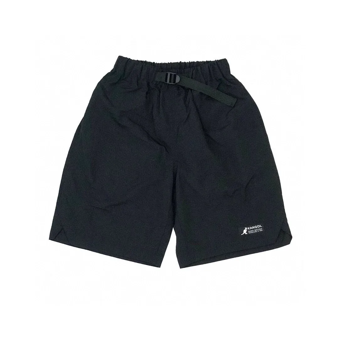Casual Solid Color Nylon Shorts for Boys in Khaki, Comfortable Children's Pants for Everyday Wear