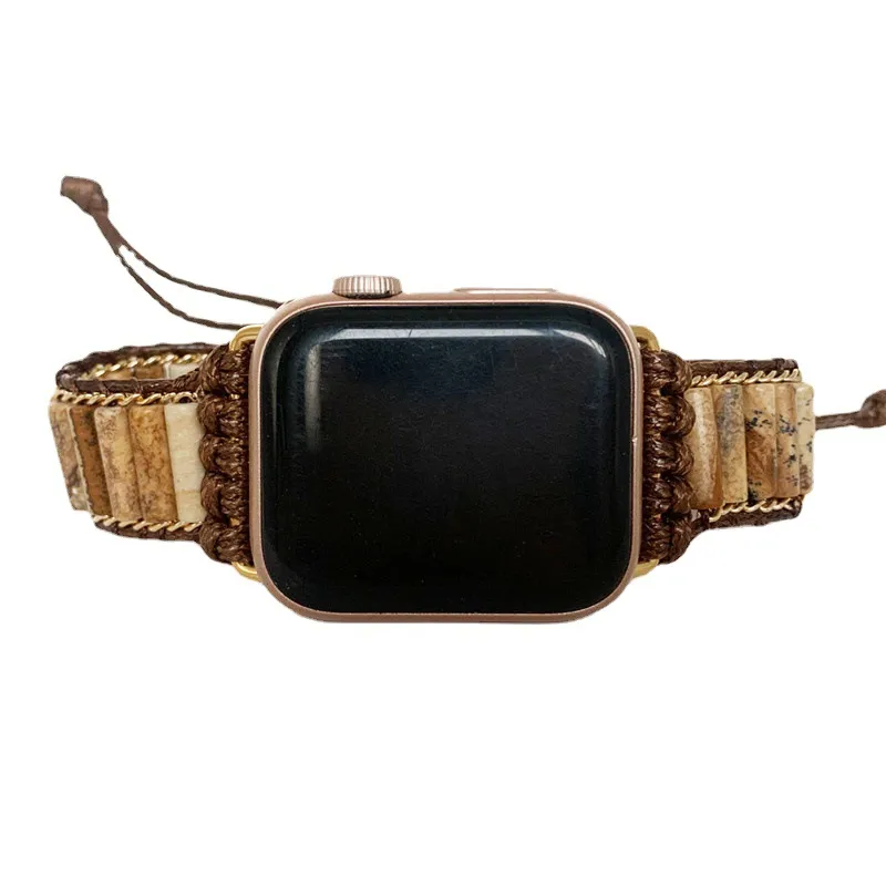 Simple Style Jade Watch Strap Compatible with Apple Watch