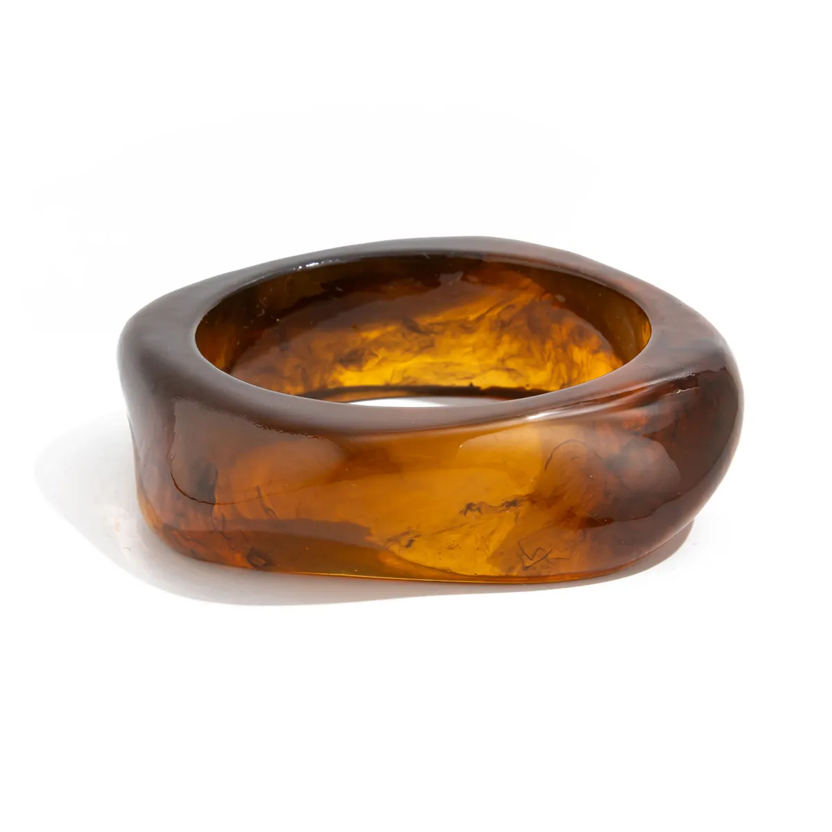 Irregular Acrylic Bangle for Unique Stylish Look