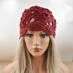 Modern Style Solid Color Breathable Brimless Hat Accessories for Adults, Handmade Cotton Material