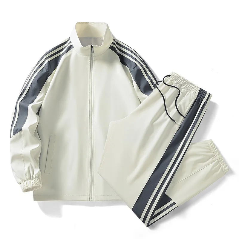 Men's Casual Jacket Blouse with Zipper Placket in Polyester Fabric Featuring Printing Design