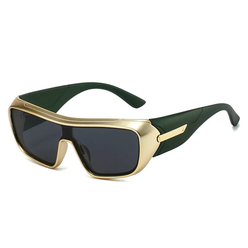 Men's Sports Sunglasses Outdoor Cycling Windproof Integrated Design Travel Cycling Suitable for Men and Women Unisex PC Lens