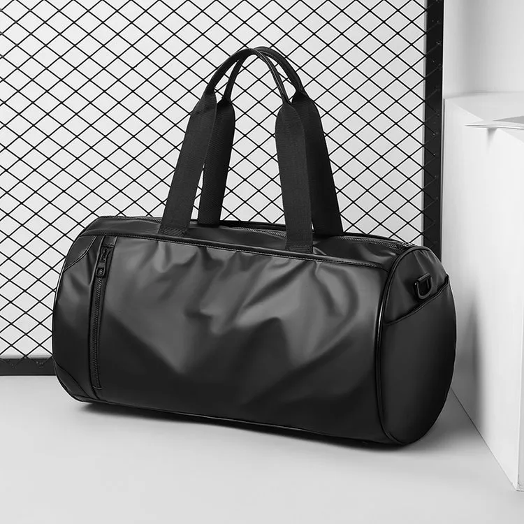 Men's Color Block Travel Bag in Water Resistant Oxford Cloth
