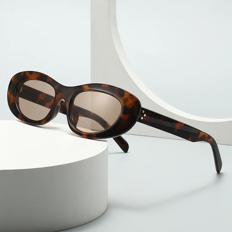 Unisex Oval Frame Full Frame Sunglasses with PC Lens Material, Available in Colour for All Seasons
