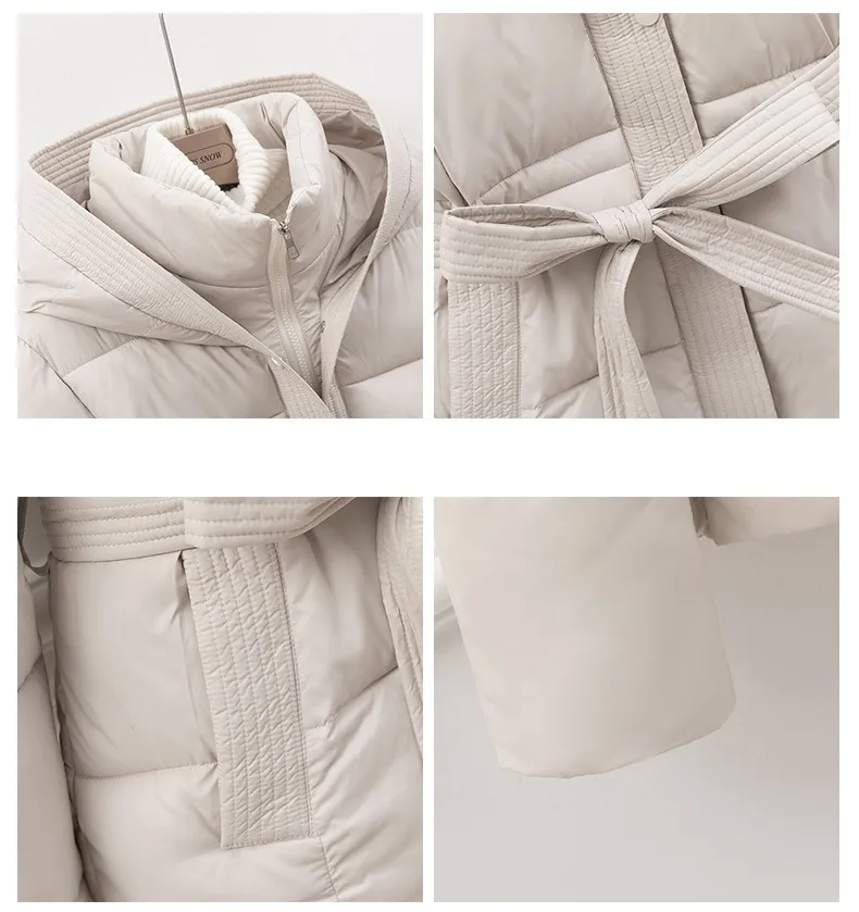 Women's Simple Style Solid Color Padded Jacket Coat with Zipper Placket and Pocket, Made of Polyester