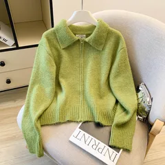 Casual Sweater in Viscose Fiber Featuring Chain Craftsmanship